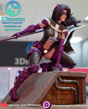 Huntress by 3Dmoonn - 1/6 Scale Unpainted 3D Printed Figure with Custom Base - Rangrez Creations - Rangrez Creations