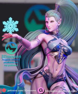 Iconic Fantasy Female Video Game character - Tough Resin 1/6 Scale 3D Resin Model by 3dmoonn - RangrezModels - Rangrez Creations