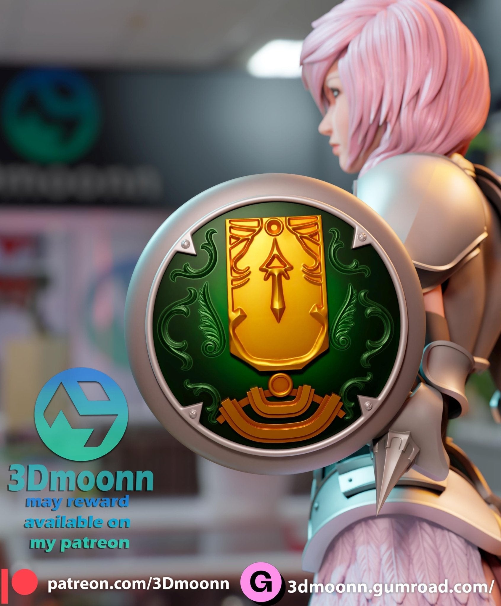 Iconic Fantasy Female Video Game character - Valkyrie of Radiant Dawn - Tough Resin 1/6 Scale 3D Resin Model by 3dmoonn - RangrezModels - Rangrez Creations