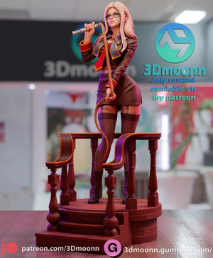 Iconic Female With Whip game fantasy character - Tough Resin 1/6 Scale 3D Resin Model by 3dmoonn - RangrezModels - Rangrez Creations