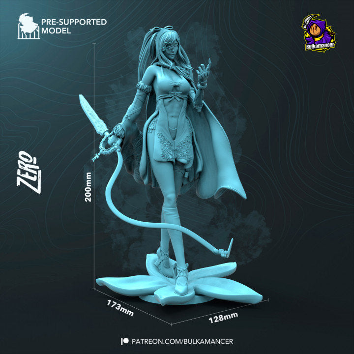 Zero - Foul-mouthed Kinslayer 200mm - High-Quality Tough Resin -Fanart Model Kit - by Bulkamancer