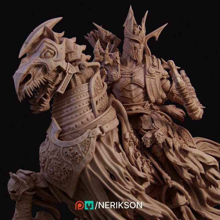 The Four Horsemen: Conquest - A Majestic Standalone 3D Resin Figure by Nerikson