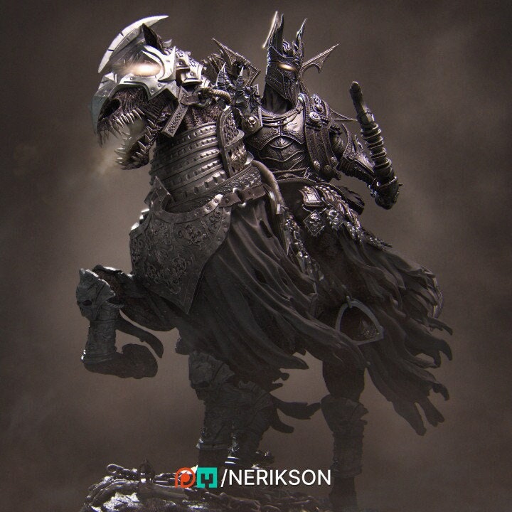 The Four Horsemen: Conquest - A Majestic Standalone 3D Resin Figure by Nerikson