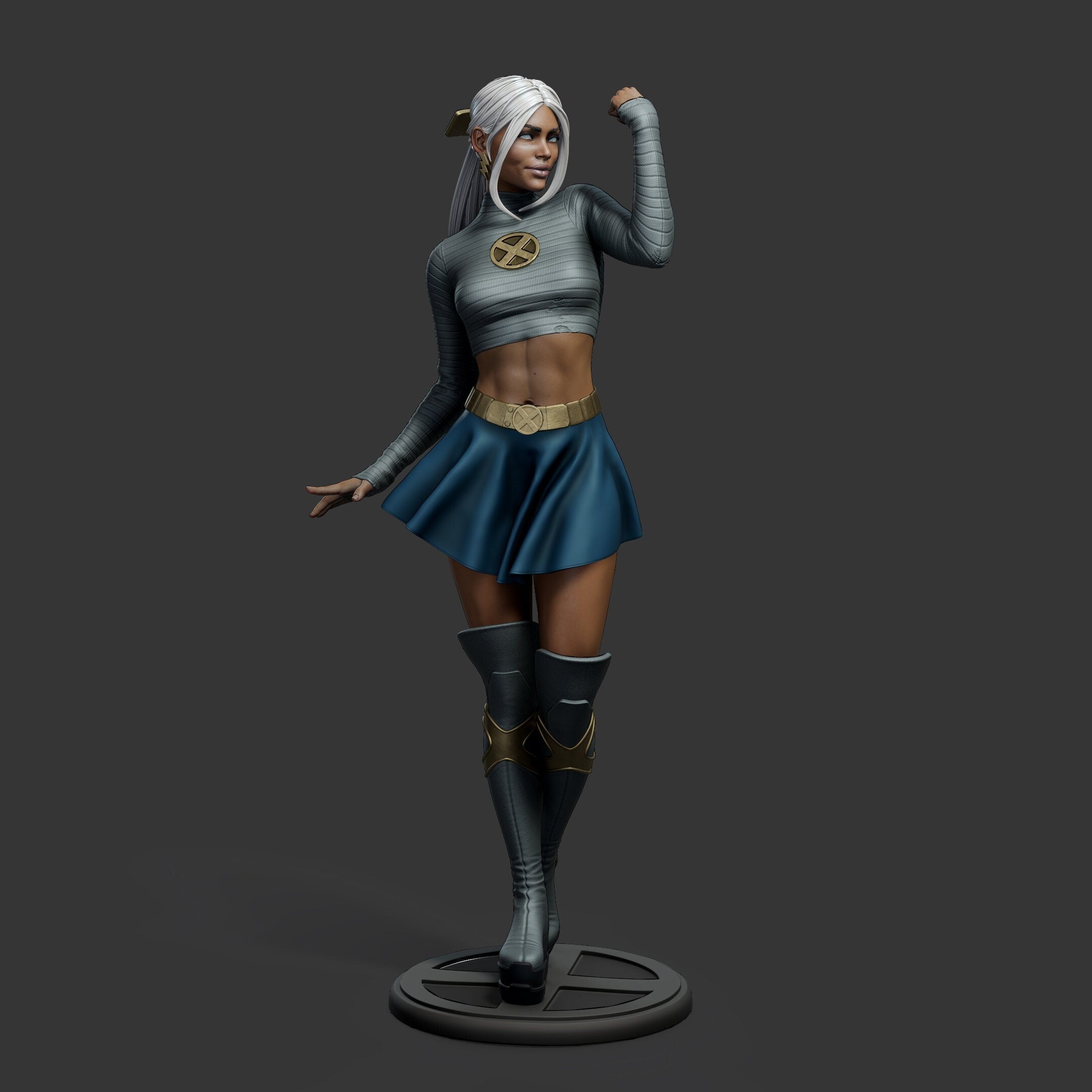 Storm Model Kit - Superhero Edition - 1/9 & 1/6 Scales - High-Quality Tough Resin -Fanart Model Kit CA3D Studios