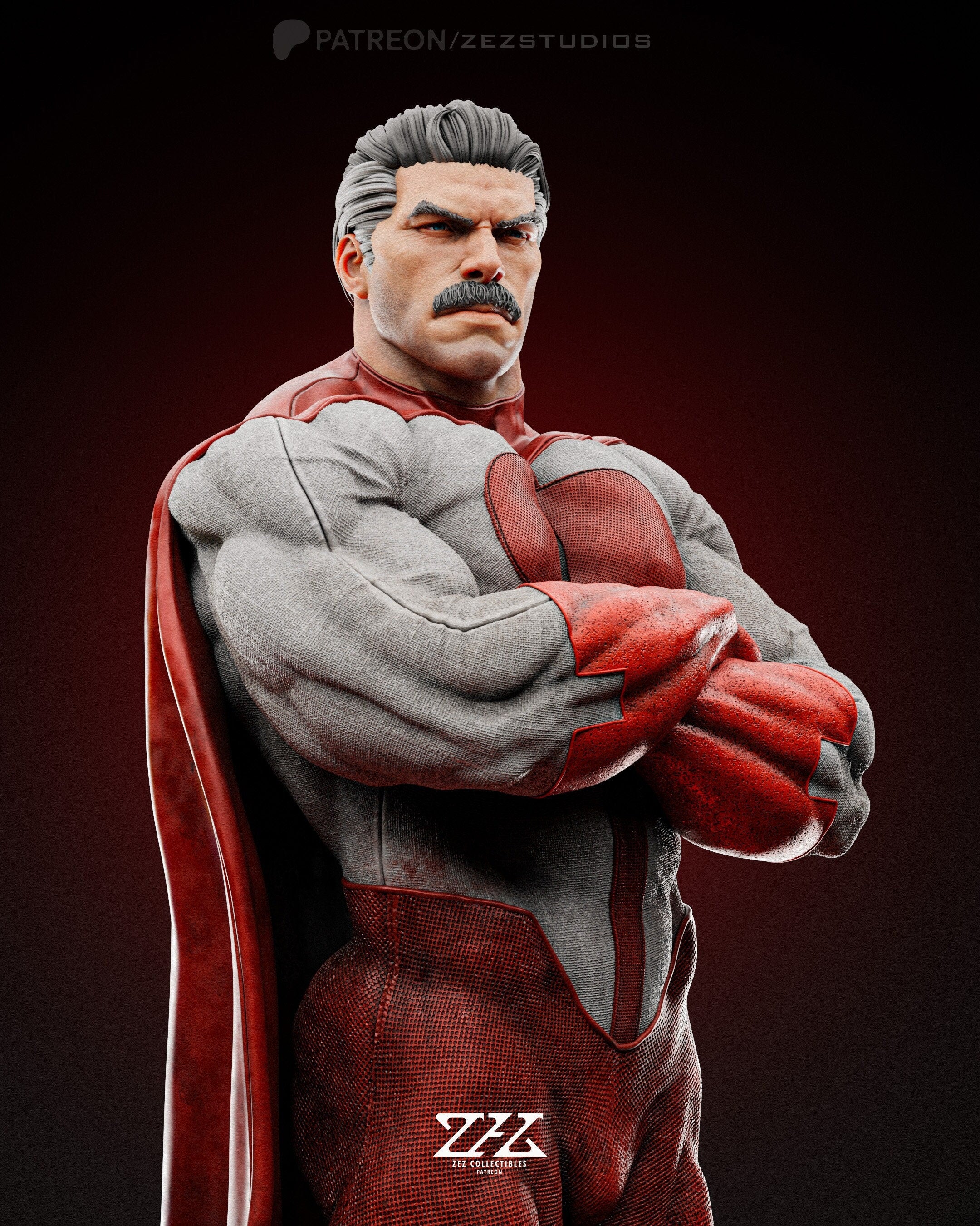 Omni-Man 1/6 Scale Figurine - A Superhero Legacy by Zez Studios