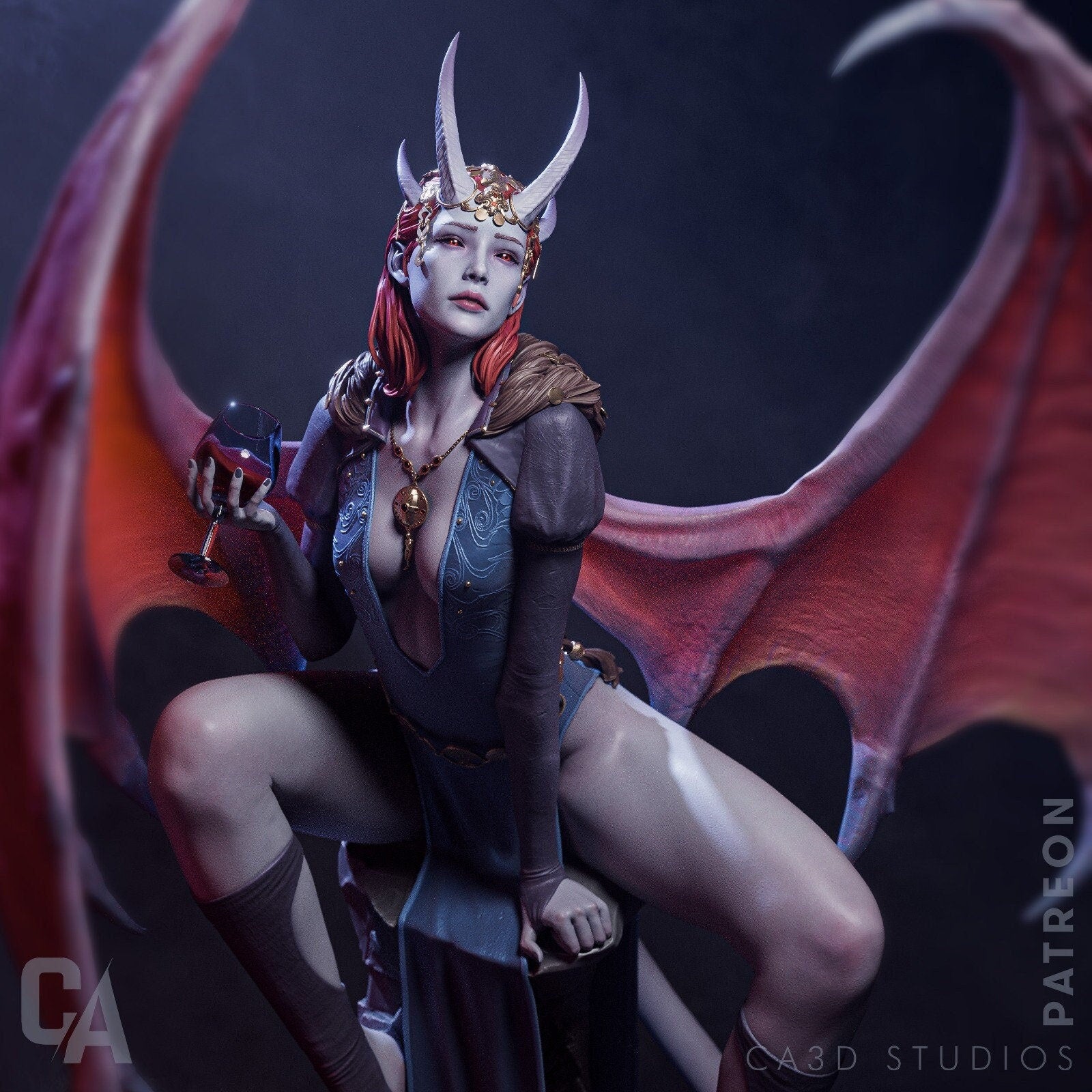 Mizora, The Enigmatic Sorceress - 1/6 Scale High-Quality 3D Printed Model Kit by CA3D - Rangrez Creations