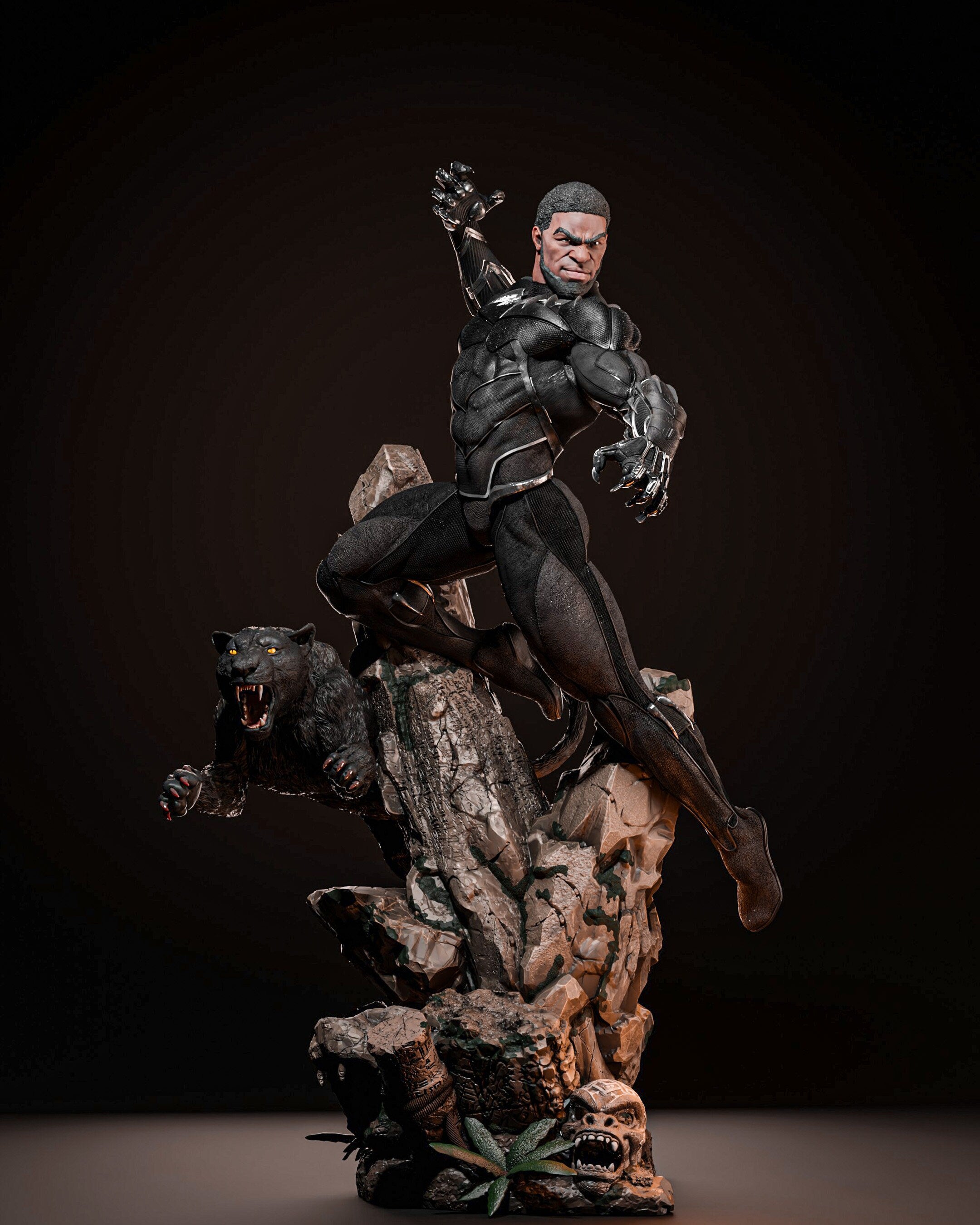 Panther Model Kit - 1/6 Scale High-Quality Tough Resin Figure by Zez Studios - Rangrez Creations