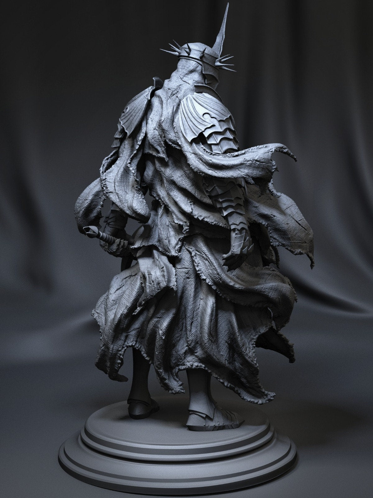 Witchking - The Dark Sovereign of Fantasy Lore Model Kit - 1/12 and 1/6 Scale High-Quality Tough Resin by CA3D - Rangrez Creations