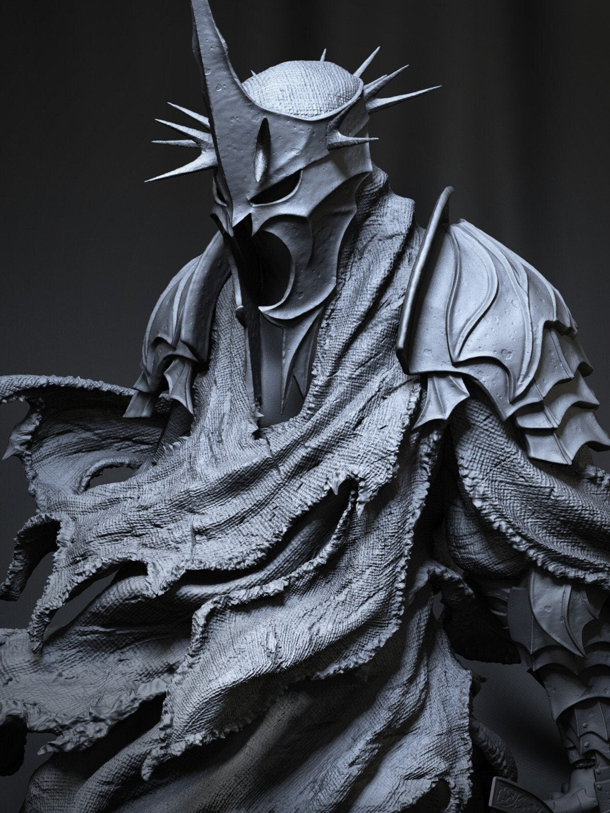 Witchking - The Dark Sovereign of Fantasy Lore Model Kit - 1/12 and 1/6 Scale High-Quality Tough Resin by CA3D - Rangrez Creations