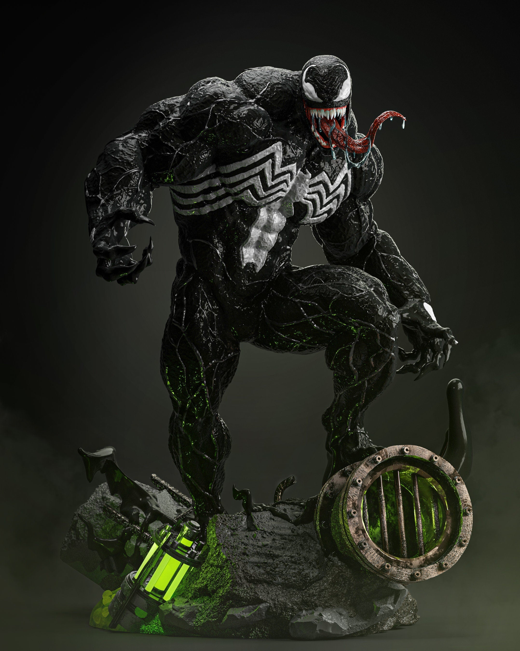 Symbiote Model Kit - 1/6 Scale High-Quality Tough Resin Figure by Zez Studios - Rangrez Creations