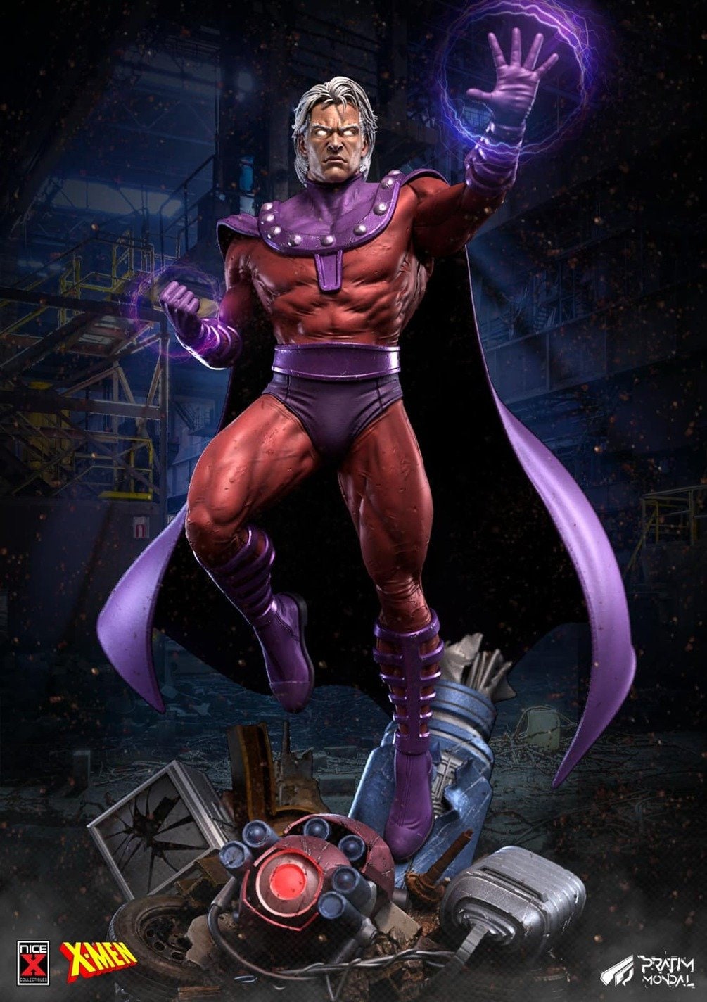 Magneto - mutant - Model Kit, 1/6th Scale - Durable Elegoo Tough Resin Craft by Nice X Collectibles - Rangrez Creations