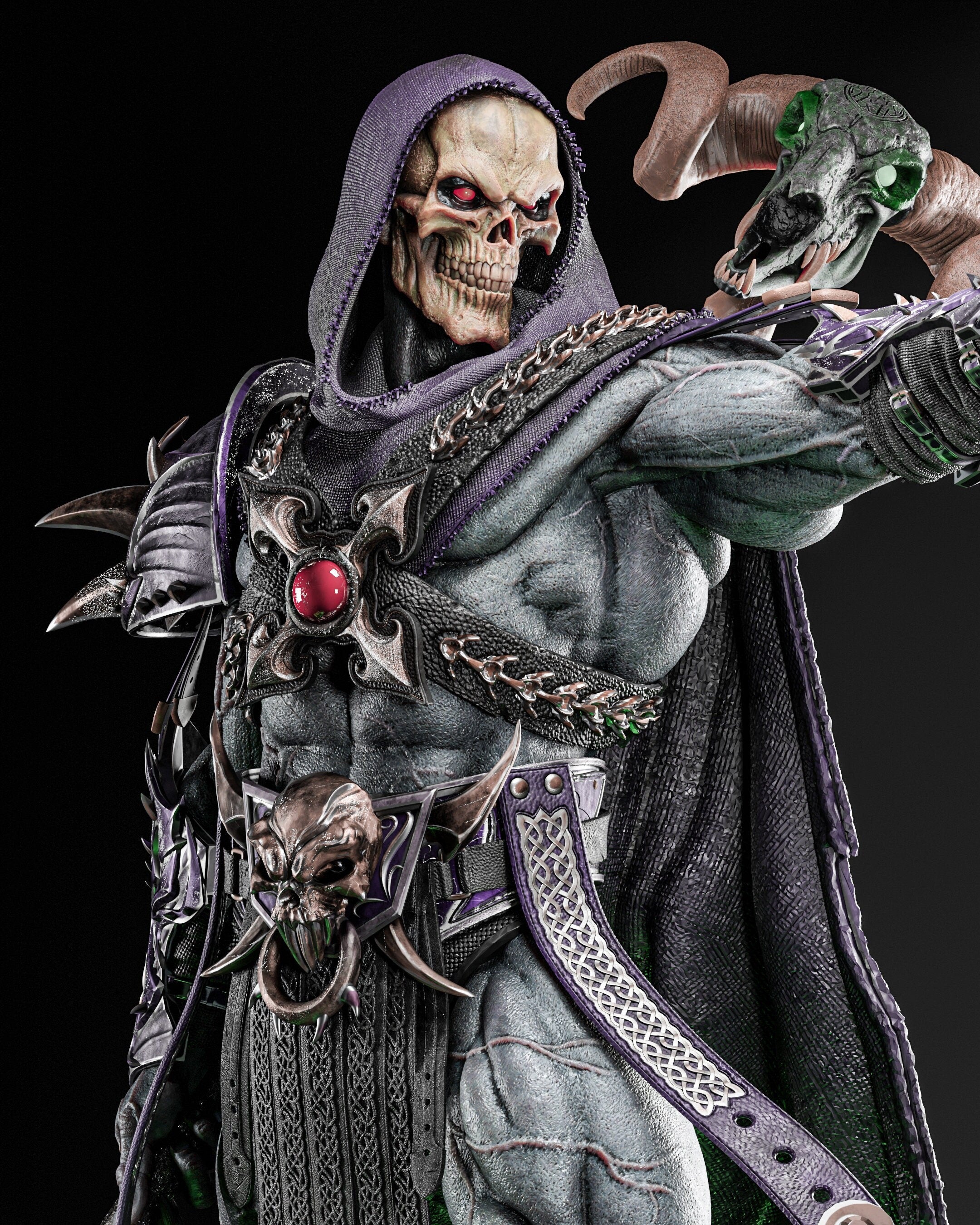 Skeletor Model Kit - 1/6 Scale High-Quality Tough Resin Figure by Zez Studios - Rangrez Creations