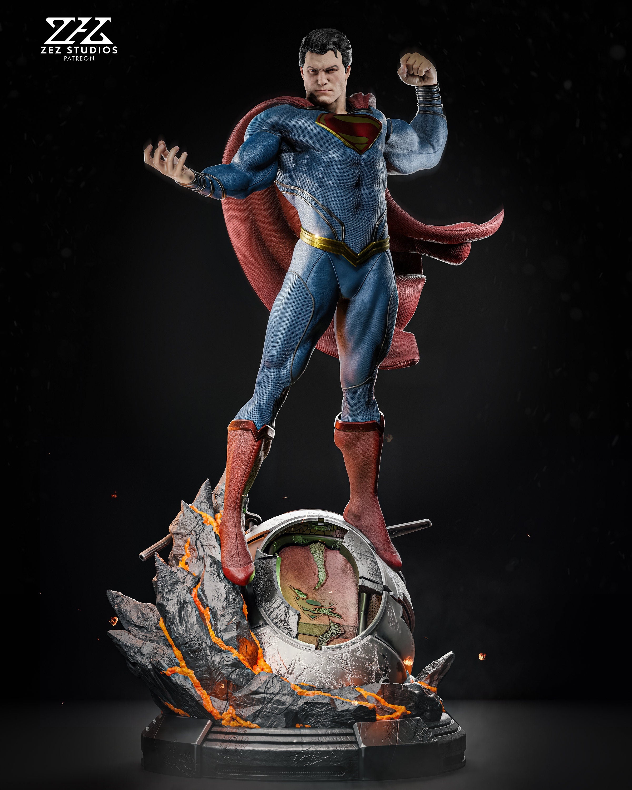 Super Hero Model Kit - 1/6 Scale High-Quality Tough Resin Figure by Zez Studios - Rangrez Creations