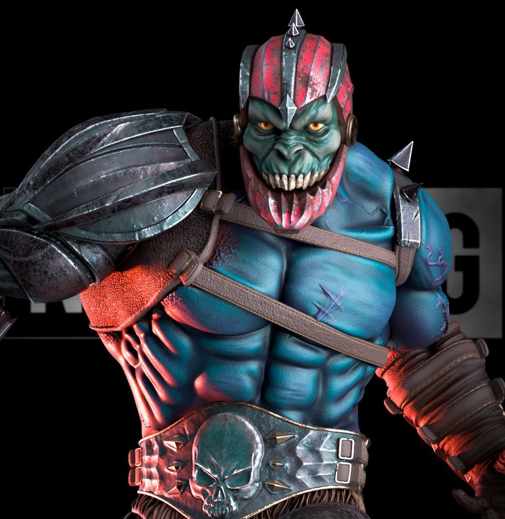 TrapJaw from MOTU Statue by NachoCG - 1:8 Scale, 11 Inches Tall | Elegoo Tough Resin