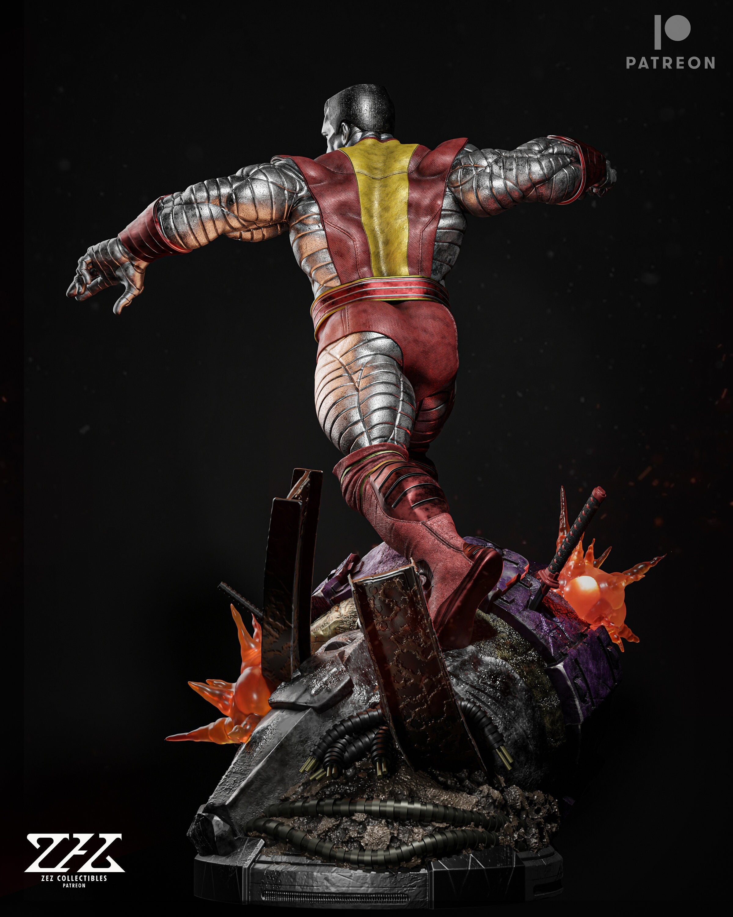 Mighty Metal Protector - Tough Resin 1/6 Scale and Bust 3D Resin Model by Zez Studios - RangrezModels