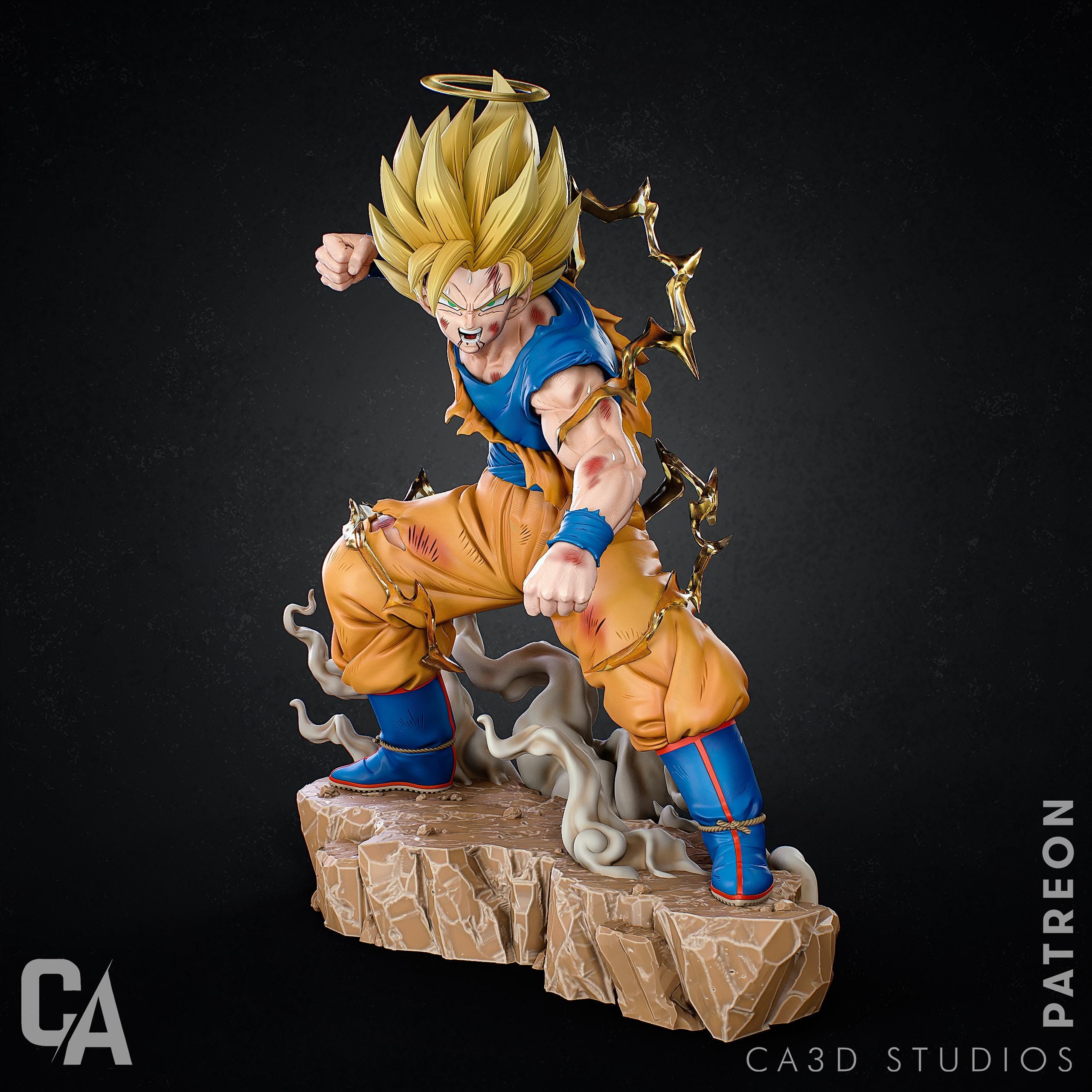 Super Battle-Ready Fighter - classic anime - CA3D Studios | 1/6 Scale ABS-Like Tough Resin Model | Highly Detailed Model kit