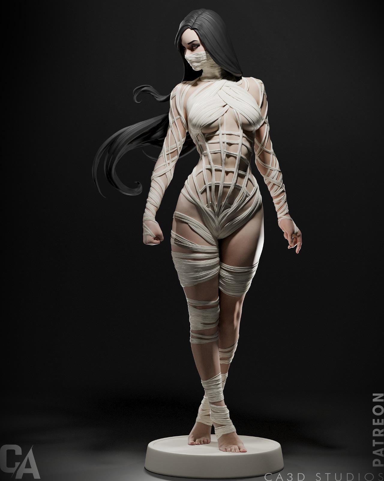 Silk - Enigmatic Weave Heroine - CA3D Studios | 1/6 Scale ABS-Like Tough Resin SFW and NSFW Model kit| Highly Detailed Collectible Model Kit