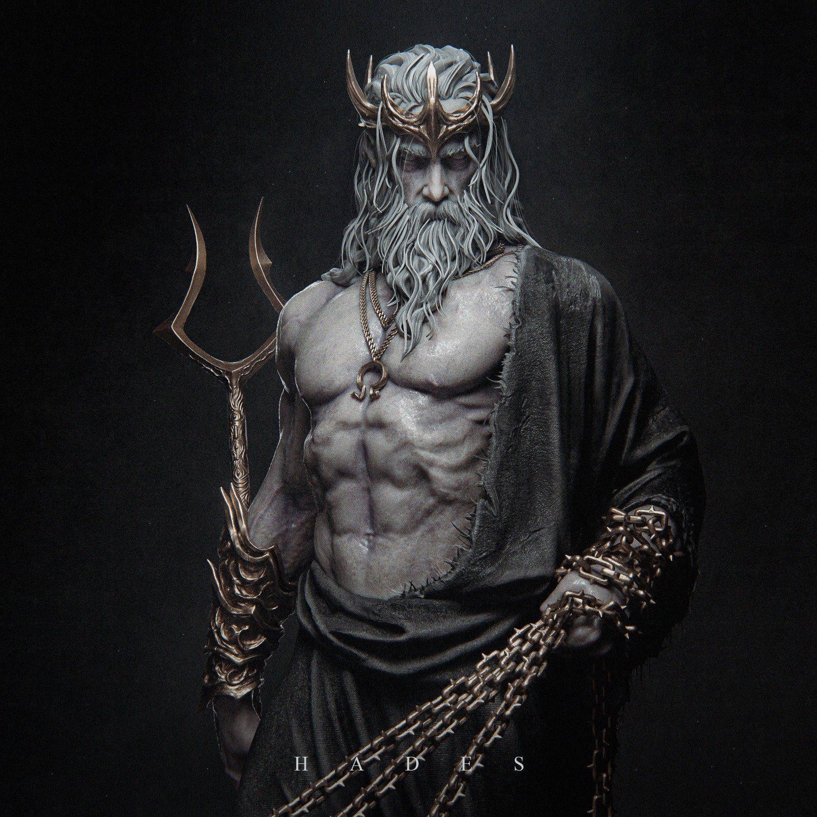 Hades, God of the Underworld - Greek Mythology | CA3D Studios | 1/6 Scale ABS-Like Tough Resin Model kit| Highly Detailed Collectible Figure