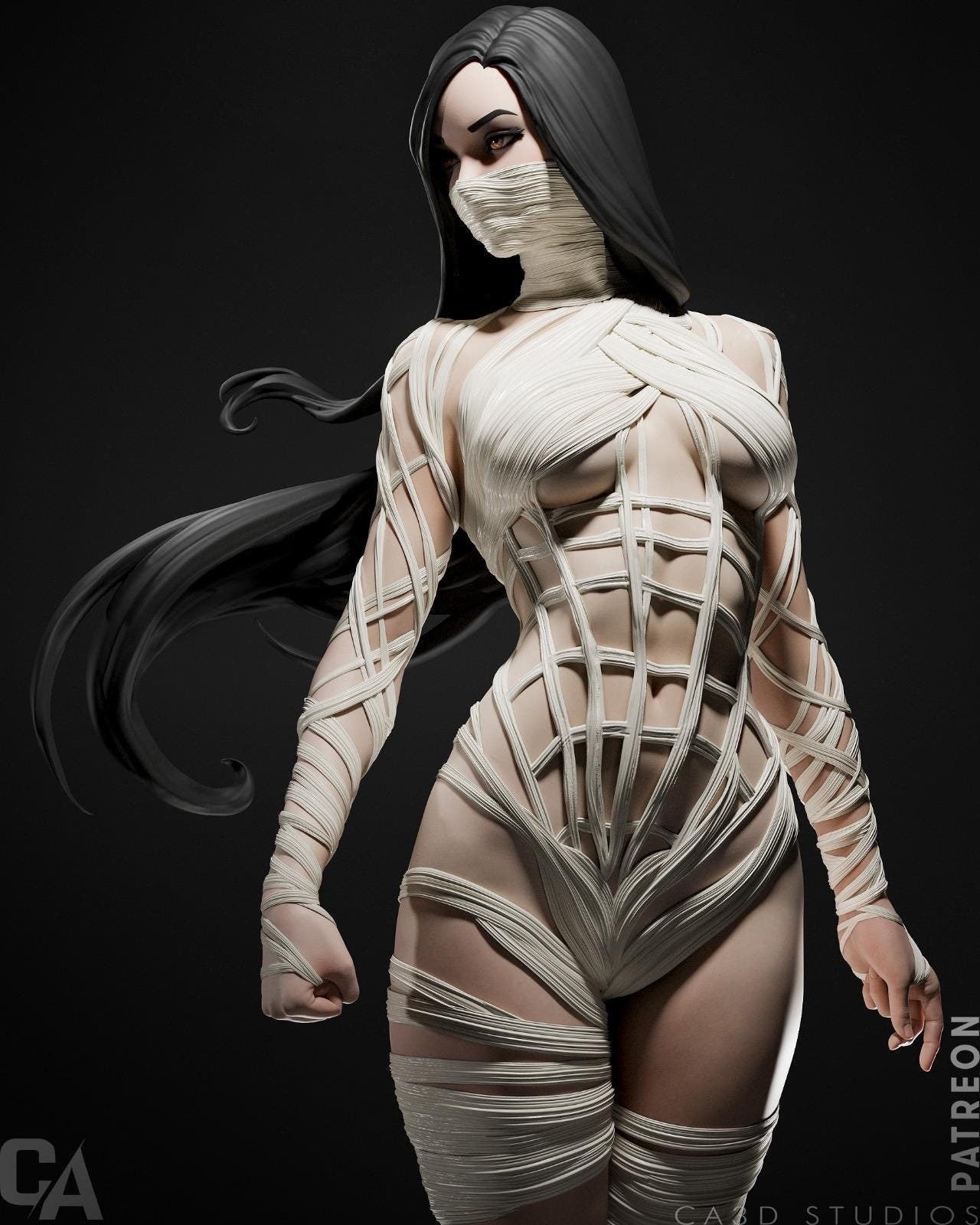 Silk - Enigmatic Weave Heroine - CA3D Studios | 1/6 Scale ABS-Like Tough Resin SFW and NSFW Model kit| Highly Detailed Collectible Model Kit