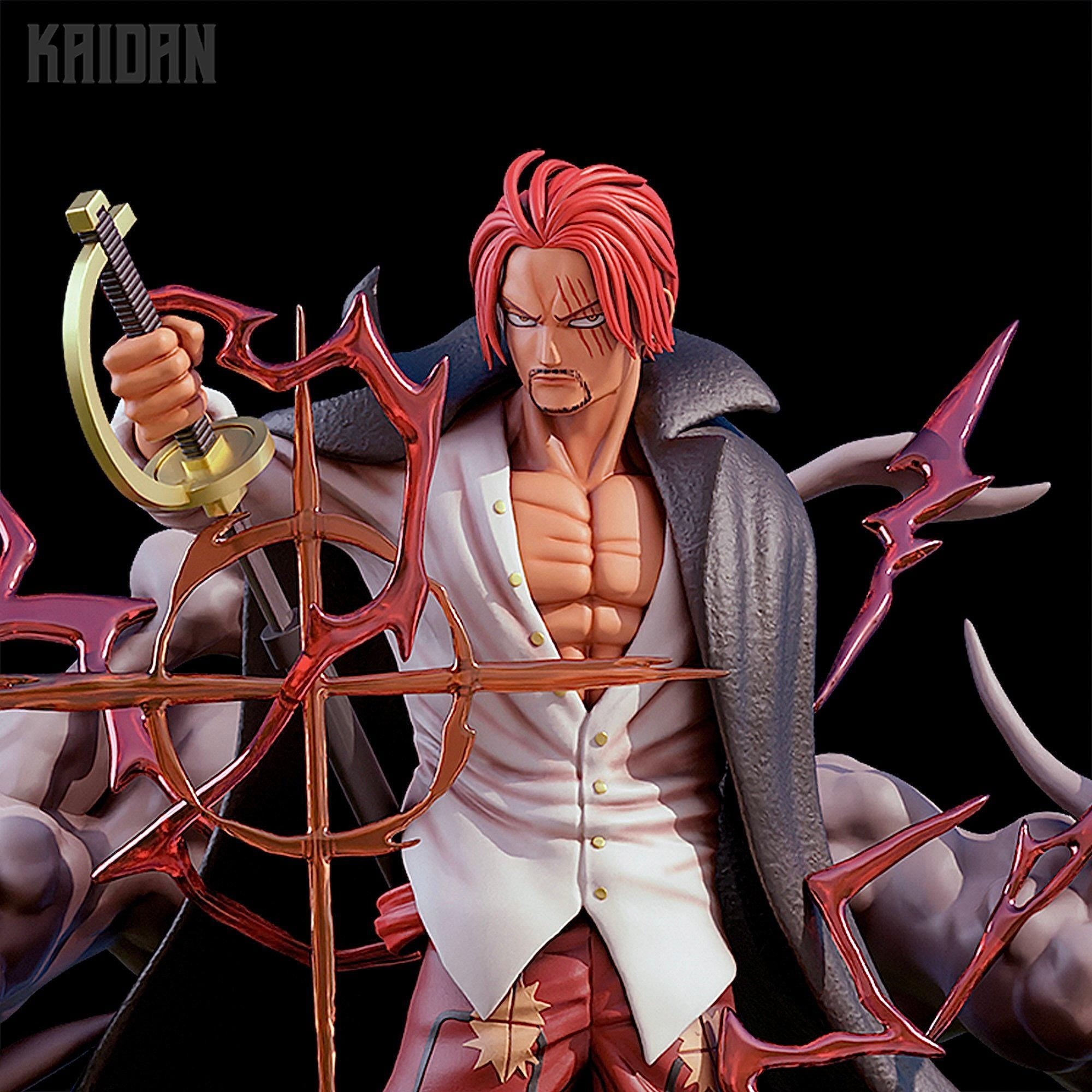 Red Haired pirate Warrior Captain 3D Printed Model- Tough Resin 1/6 Scale and 1/8th scale 3D Resin Model by Kaidan- RangrezModels