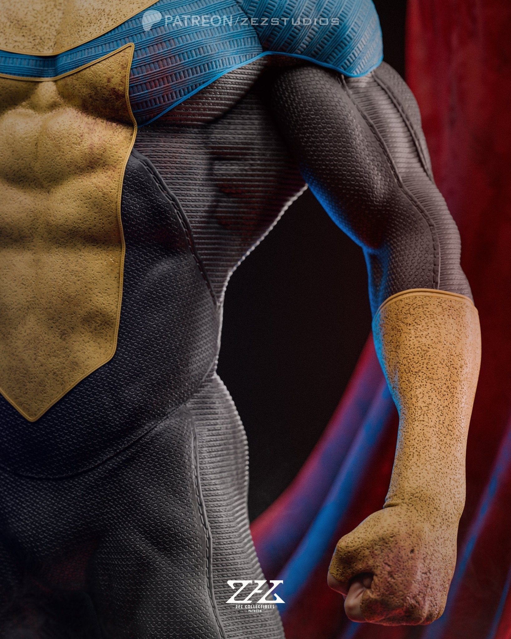 Invincible 1/6 Scale Figurine - Dynamic Superhero Art by Zez Studios - Rangrez Creations