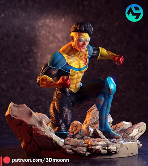 Invincible by 3Dmoonn - 1/6 Scale High - Quality 3D Printed UNPAINTED Figure with Custom Base - Rangrez Creations - Rangrez Creations