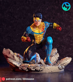 Invincible by 3Dmoonn - 1/6 Scale High - Quality 3D Printed UNPAINTED Figure with Custom Base - Rangrez Creations - Rangrez Creations