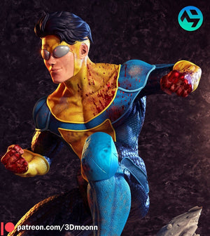 Invincible by 3Dmoonn - 1/6 Scale High - Quality 3D Printed UNPAINTED Figure with Custom Base - Rangrez Creations - Rangrez Creations