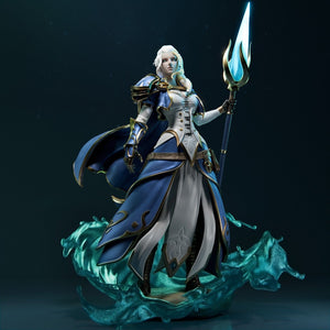 Jaina - Frost Mage: The Enigmatic Sorceress Model Kit - 1/6 Scale High - Quality Tough Resin by CA3D Studios - Rangrez Creations