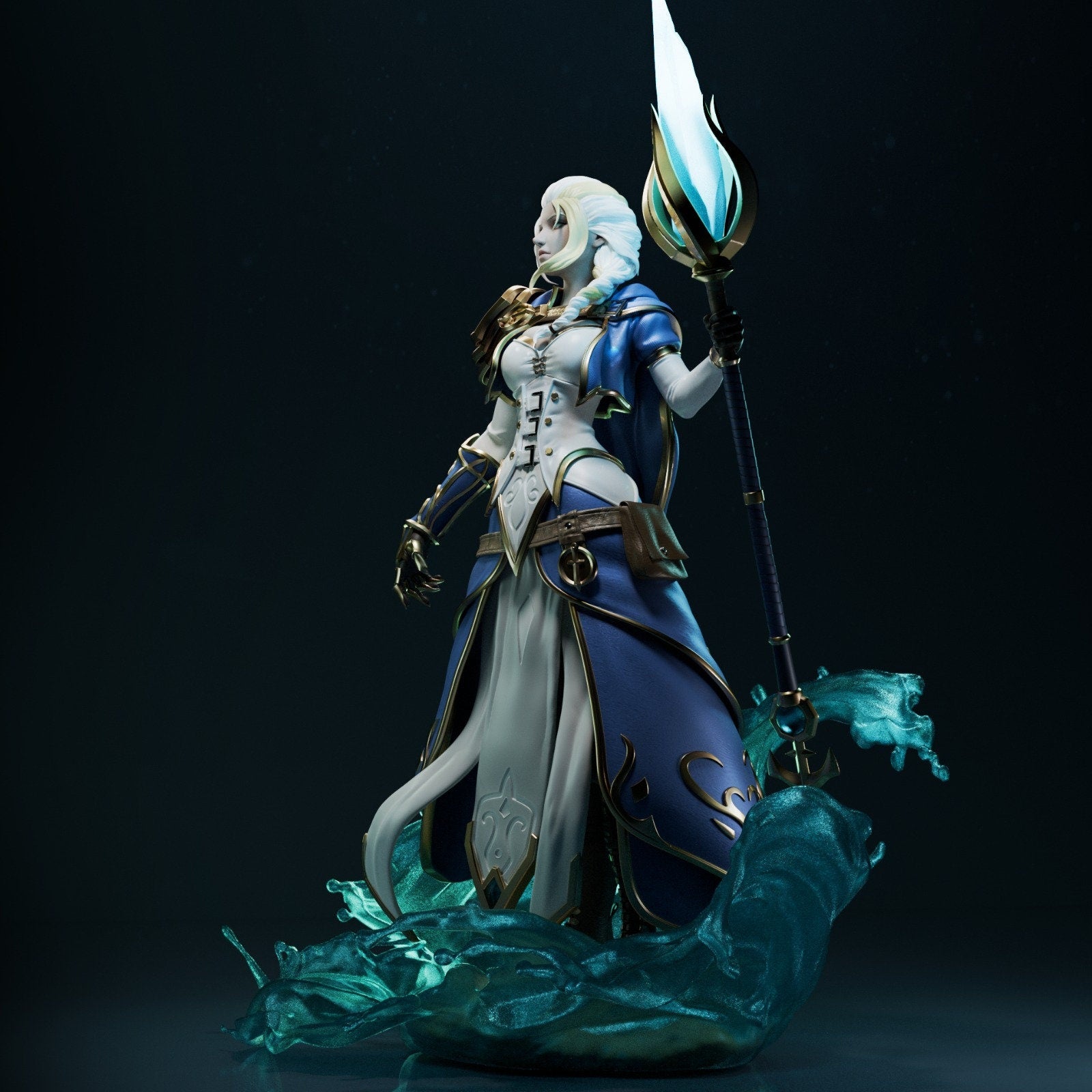 Jaina - Frost Mage: The Enigmatic Sorceress Model Kit - 1/6 Scale High - Quality Tough Resin by CA3D Studios - Rangrez Creations