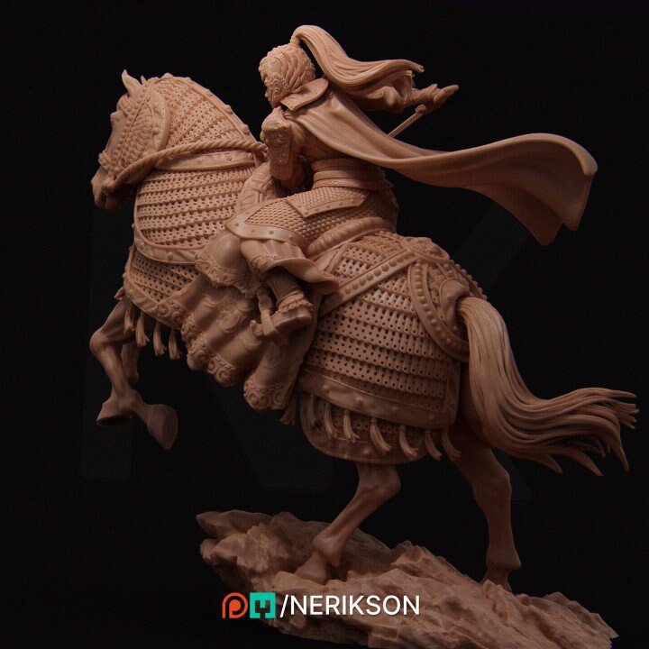 Kwan Yen: Warrior of the Tiger - 3D Resin Art by Nerikson for Collectors & RPG Fans - Rangrez Creations